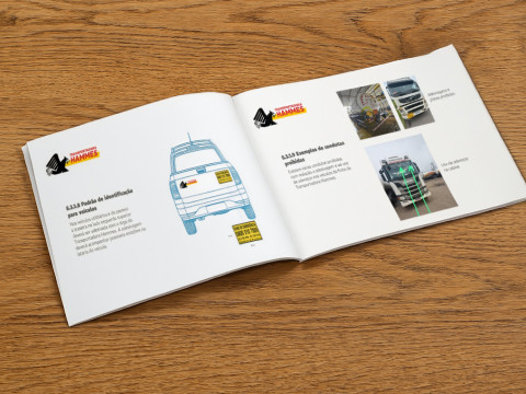 Manual detalha proibições de adesivos nos veículos