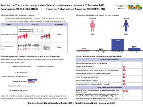 Relatório de Regularidade Salarial - 2025 - 2º Semestre