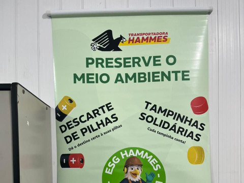 Coleta de pilhas e tampinhas plásticas