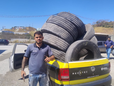 Encaminhamento de pneus à reciclagem